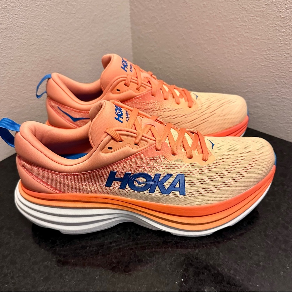 HoKa One Bondi 8 Shoes Men Size 12 Brand new, never worn, original box damaged.